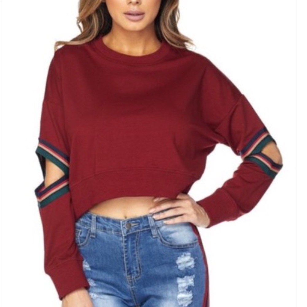 ⚡️CYBER SALE⚡️Slit Elbow Top